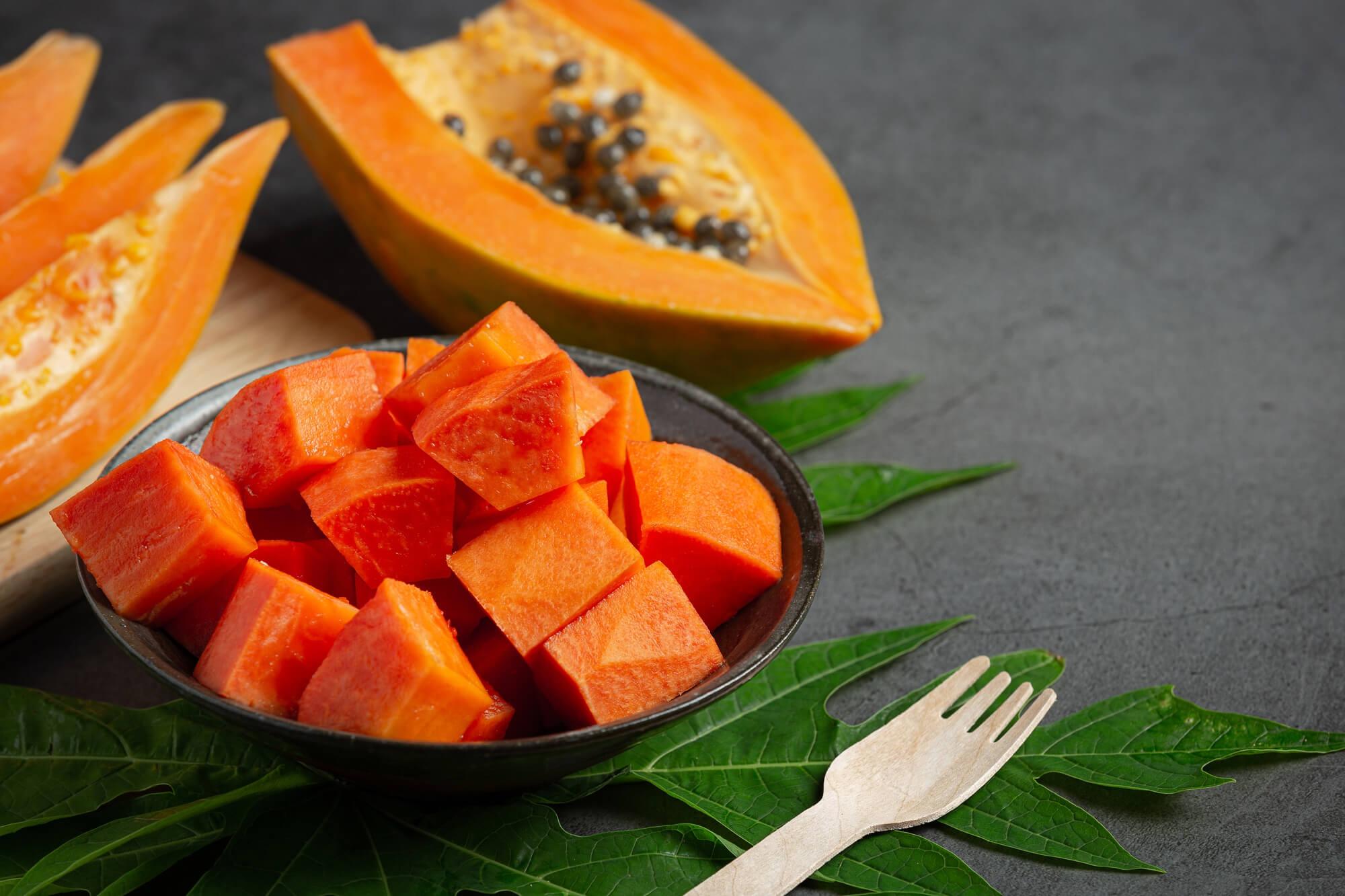 La papaya: una joya nutricional llena de vitamina C